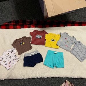 Truck Onesie and Shorts Bundle